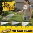 thumbnail image 5 of Bionic Steel Pro Garden Hose 50' ft Water Hose Outside Heavy Duty Metal Hose Stainless Steel w/ Spray Nozzle Kink-Free, 5 of 11