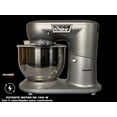 thumbnail image 2 of Nevashel Batidora de Pedestal Profesional para Cocina con 3 Velocidades, Bowl con Capacidad de 5 Litros, Potente Plateada 1200W, Amasa, Mezcla y Bate Alimentos., 2 of 4