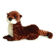 Aurora - Medium Brown Flopsie - 12 River Otter - Adorable Stuffed Animal