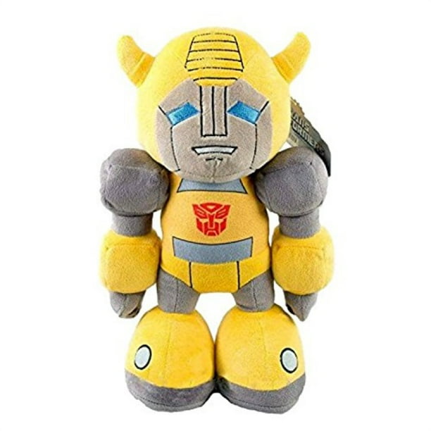 bumblebee autobot plush toy - 16 inch - from transformers the ride movie - pillow stuffed doll