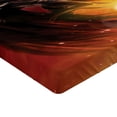 thumbnail image 2 of Ambesonne Fantasy Fitted Sheet, Superhero Theme Magic, Queen Size, Yellow and Red, 2 of 3