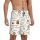 thumbnail image 2 of Fotbe Coffee Pantalones Cortos de Pijama para Hombre, Ropa de Dormir, Pantalones de Pijama Cortos para Hombre-Medium, 2 of 6