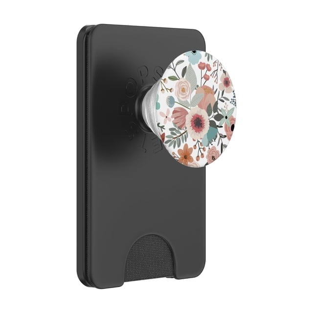 PopSockets PopWallet, colorido jardín de flores silvestres para MagSafe