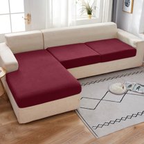 Rosnek Stretch Cushion Cover Sofa Cushion Furniture Protector Sofa Seat Sofa slipcover Sofa Cover Soft Flexibility with Elastic Bottom