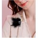 thumbnail image 3 of Broche vintage de cisne de plumas para mujeres y niñas, perlas de concha de moda, broches de pájaros de animales negros, pines de solapa, bonitos accesorios de vestir, cumpleaños, Halloween, Navidad,, 3 of 5