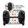 thumbnail image 6 of Uemuo Colorful Geometric Printed Washable Luggage Cover - Fashion Suitcase Protector Fits 18-32 Inch Luggage -X-Large, 6 of 9