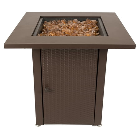 Pleasant Hearth OFG007TF Grant Gas Fire Pit Table