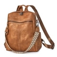thumbnail image 2 of PRIYAL Leather Backpack Purse for Women Designer Travel Backpack Purses PU Fashion Ladies Shoulder Bag, 2 of 11