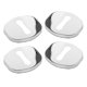 thumbnail image 4 of Accesorio de protección de ajuste de Metal para de puerta de coche de 4 piezas para Auto Argén Zulema Cubiertas de cerradura de puerta de coche, 4 of 8