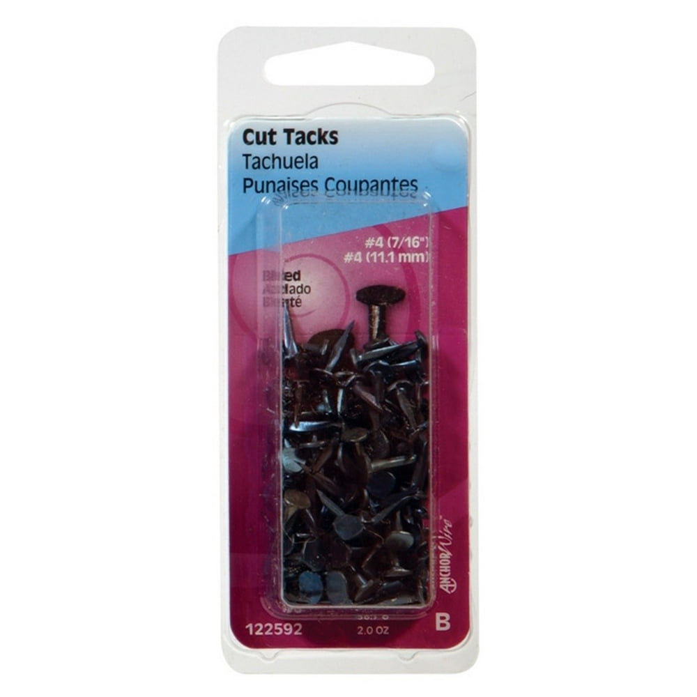 Hillman Upholstery Tacks 7/16 " No. 4 Blue Viewpack 2.5 Oz Pack of 6