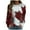 Wine, variant on Fsqjgq Sweatshirt Hoodie Casual Sweatshirts for Women Jackets Trendy Crewneck Oversized Sweatshirts Canada Flag Print Long Sleeve Shirts Fall Tunic Tops Loose Fit Cute Clothes Workout Pullover
