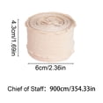 thumbnail image 4 of Ribbon - Wide Iridescent Fishtail Organza Ribbons, 1.69" X 2.36" 100% Polyester Sheer Fabric Ribbons for Crafts, Diy Jewelry & Hair Bows, Party & Wedding Garland Decorations, 4 of 4