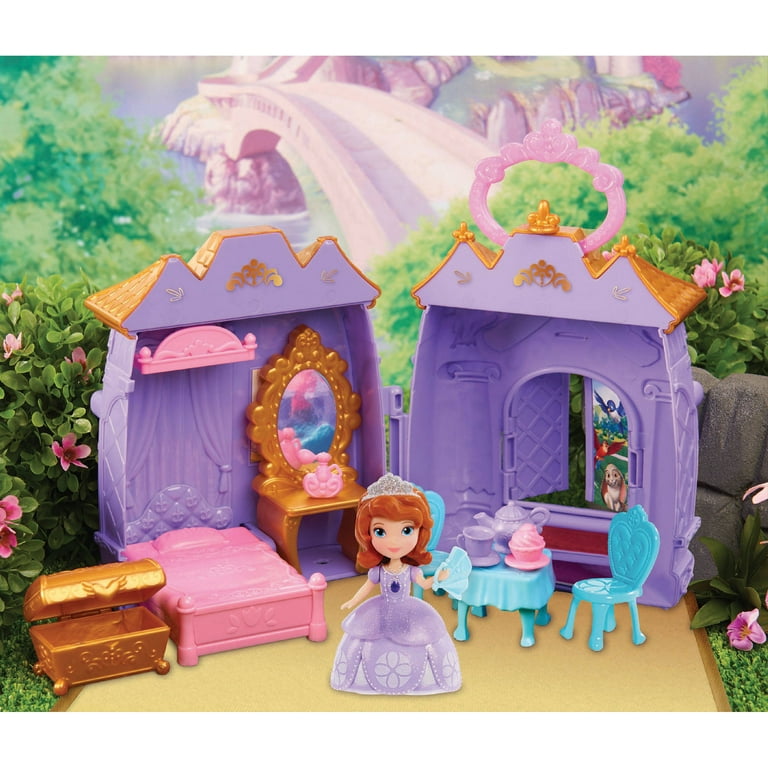 Sofia the first store castle bedroom playset