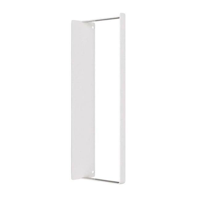 Estante lateral para lavandería, estante para colgar ropa de baño, estante con abrazadera para gabinete, multiusos blanco Una sola capa