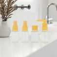 thumbnail image 5 of Unique Bargains 5 Pcs Travel Size Toiletries Bottles Containers Leakproof Squeezable Refillable Travel Bottles Set Orange, 5 of 5