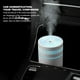 thumbnail image 3 of Mini Humidificador, Humidificador USB Portátil De 250 M Humidificador De Escritorio Con Colorida Luz Nocturna LED Para La Oficina Del Dormitorio De Automóvil, 3 of 7