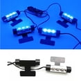 thumbnail image 2 of LNGOOR Car Interior Atmosphere Light 12 LEDs 12V Auto Decoration Lamp Floor Lights for Car Vehicles Blue, 2 of 8