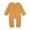Yellow, variant on EnJoCho Baby Comfy Bodysuit Baby Girl Boy Jumpsuit Solid Color Long Sleeve Knitted Romper Clothes Light Long Sleeve Jumpsuit Toddler Girl Trendy Clothing Casual Home Bodysuit