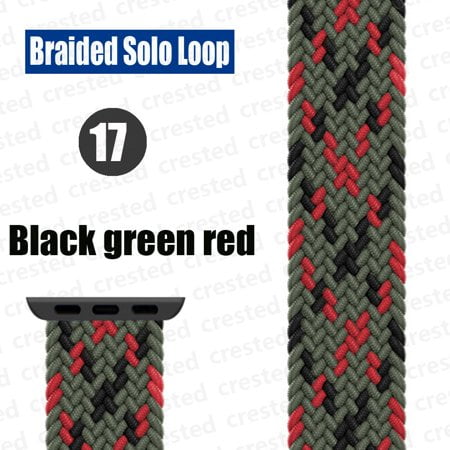 Yepband Braided Solo Loop for Apple Watch Bands 45mm 41mm 42mm 38mm 40mm 44mm for Women Men Elastic Nylon Bands Replacement Wristbands Strap Accessories for iWatch Series Ultra 8 7 SE 6 5 4 3 2 1 Nike