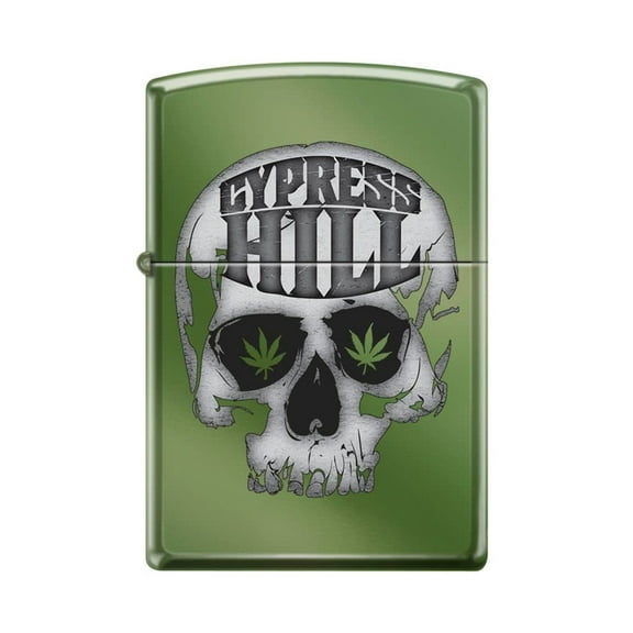 Zippo Lighter - Personalized Custom Message Engraved on Backside for Cypress Hill Skulls Chameleon #Z5234