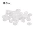 thumbnail image 3 of Screw Cap Covers, 40 Pack 11.5x3mm Plastic Screw Decoration Cover, Light Gray, 3 of 5