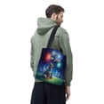 thumbnail image 3 of Happy New Year Australian Cattle Dog Family Cheer Winter Midnight Firework All Over Print 3D Canvas Tote Bag Heeler Lover Gifts Reusable Handbag - 02025, 3 of 5