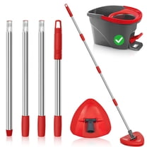 TidyBliss Mop Handle Replacement with Triangle Base for EasyWring Spin Mop Bucket System