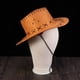 thumbnail image 3 of Sombrero de vaquero occidental informal para niñas, de gamuza artificial, de ala ancha, para Halloween (amarillo vaca), 3 of 5