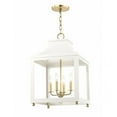 thumbnail image 4 of H259704L-PN/WH-Mitzi-Leigh-Four Light Large Pendant in Style-16 Inches Wide by 24.88 Inches High-Polished Nickel Finish-White Shade Color, 4 of 9