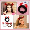 thumbnail image 2 of 3 Pcs Bandeaux de Douche Coiffure Cosmétique pour Femmes Bandeaux Corne pour Spa, 2 of 8