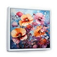 thumbnail image 2 of Designart "Medley Of Vibrant Pansies I" Pansies Floater Framed Canvas Wall Art, 2 of 5