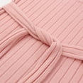 thumbnail image 6 of mgoYE Women's Maternity Shirts, Ribbed Long Sleeve Pregnancy Sweaters Crew Neck Slit Side Knit Pregnant Tunic Tee Top(Pink,XL), 6 of 9