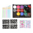 thumbnail image 1 of GUOOL 16 Colors Face Paint Washable Easy to Pigment Water based Makeup Pigment Palette, 1 of 9