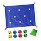 thumbnail image 1 of Juego de trabajo en equipo con lona perforada, juego interactivo de trabajo en equipo al libre, actividades de ejercicio para parques, gimnasios, azul, 1 of 8