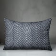 thumbnail image 3 of Creative Products Scribble Chevron Blue 14 x 20 Indoor / Outdoor Pillow, 3 of 3