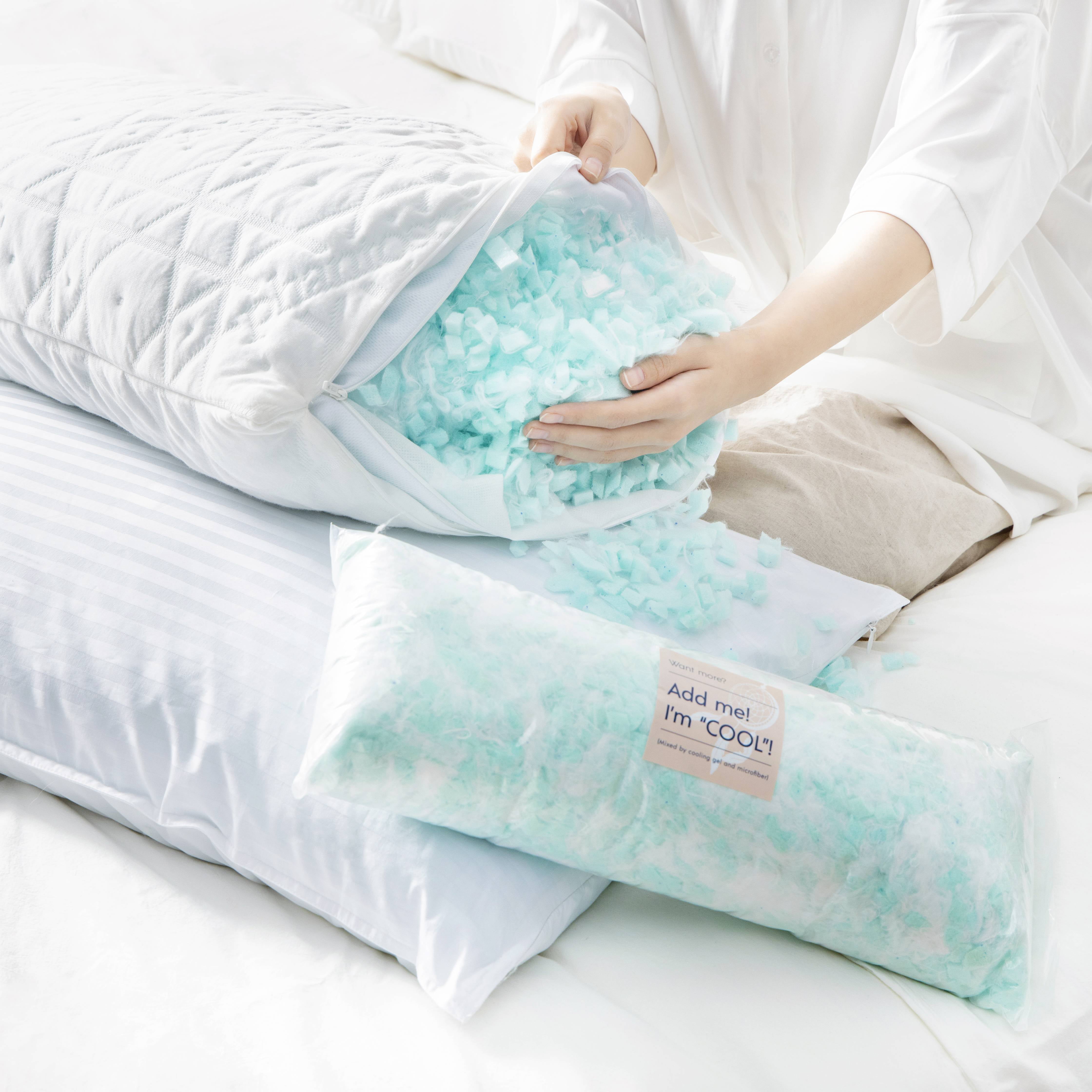 Shredded Memory Foam Pillows - Gel Pillow Queen Size Set of 2 - Gel Cooling  Memory Foam Pillows for Bed - Bed Pillows for Sleeping 2 Pack - Adjustable Queen  Pillows 2 Pack - Extra Firm - Yahoo Shopping