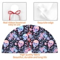 thumbnail image 4 of Sikiie cool Skull flower 30-48 inches {designName} Print Christmas Tree Skirt Snowman Xmas Tree Skirt with Edge Christmas Decorations for Holiday Party48", 4 of 7