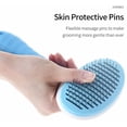 thumbnail image 3 of Automatic Pet Hair Removal Comb, Self-Cleaning Slicker Brush for Dogs & Cats- Grooming Shedding Brush for Small, Medium and Large Dogs and Cats- Pet Hair Brush with Soft Grip Handle, 3 of 5