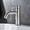 Brushed Nickel, variant on Bathroom Sink Basin Faucet, Single Handle Cold and Hot Water Mixer Tap, Deck Mounted Washbasin Crane, Torneiras