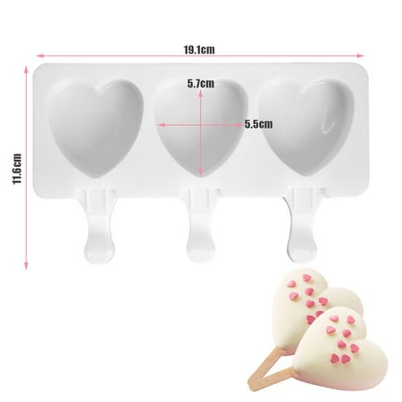 

DanceeMangoo 3/4 Holes Silicone Ice Cream Mold Summer Ice Cube Maker DIY Popsicle Mold Ice Cube Tray Mold Popsicle Mold Kitchen Gadgets