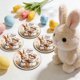 thumbnail image 5 of CaiYueKe Easter Bunny Wooden Coasters Heat Resistant Cup Mats for Dining Table Kitchen Decor Insulating Drinkware Protectors Cute Spring Home Decorations, 5 of 7