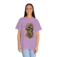 thumbnail image 4 of Aztec Dragon Design Unisex Garment-Dyed T-shirt, 4 of 4