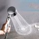thumbnail image 4 of Rociador de alta presión, teleducha con pulsador de parada de encendido/apagado e interruptor de control de caudal, rociadores corporales ahorradores de agua con ángulo ajustable JAMW Sencillez, 4 of 5