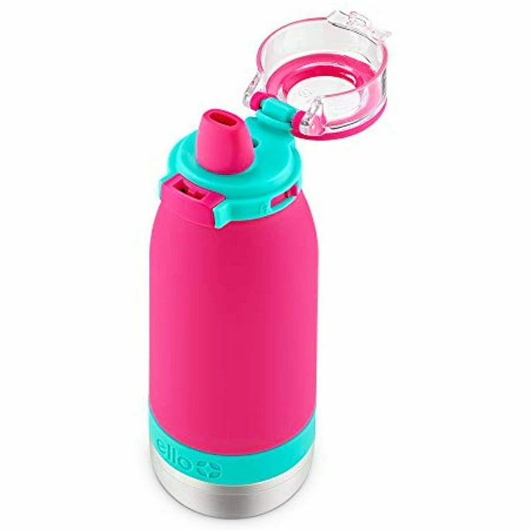 Emma 14oz Vacuum Insulated Stainless Steel Kids Water Bottle Pink 