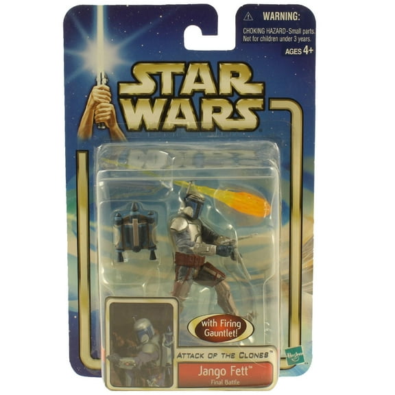 Star Wars Jango Fett Final Battle Action Figure, 3.75''