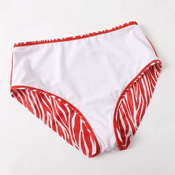 Summer Red High Waist Padding Bikini Set for Women, Plus Size, Slimming  Swimsuit, XSY41420R