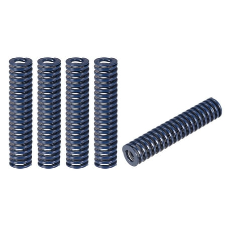 

Uxcell Die Spring 5 Pack 14mm OD 65mm Long Spiral Stamping Light Load Compression Die Springs Blue