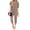 Coffee, variant on Ekouaer Jumpsuits for Women Dressy Casual Romper Summer Short Sleeve Vacation Outfits 2026 One Piece Travel Clothes