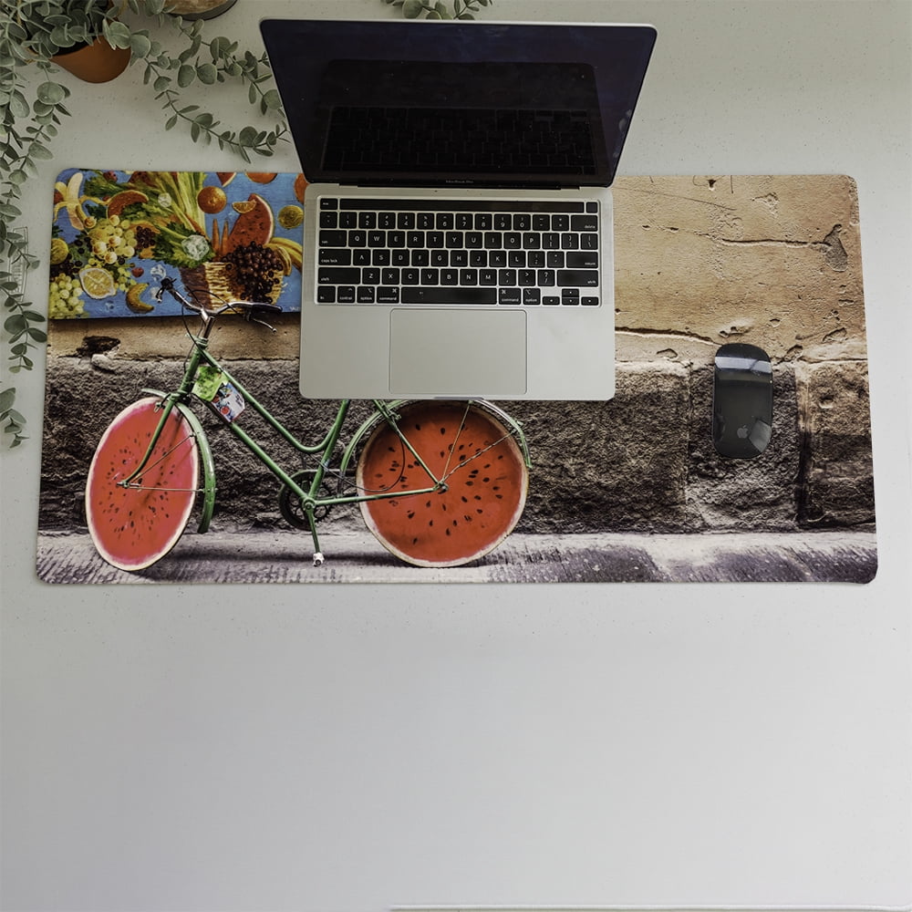 Desk Mat - Rubber Backed. Walmart Custom, Photographs or Designs. 1 Mat, Size 31.5"x15.75"x.25"., Weighs 1.38 lbs. Print size 32.5x16.75