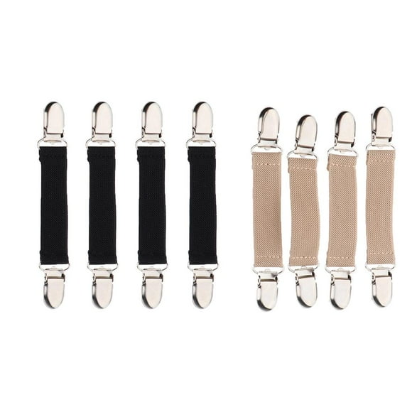Paquete de 8 pinzas elásticas con soporte / pinza / correa / sujetador para guantes, clip para guantes, pantalón, sombrero. 3 pulgadas de largo, 1 pul Macarena Pinzas de manopla para niños